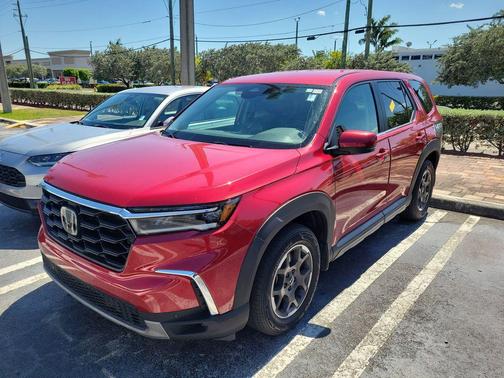 Red 2024 Honda Pilot EX-L 7-Passenger