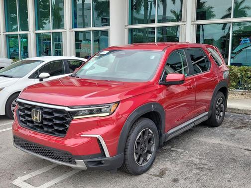 Red 2024 Honda Pilot EX-L 7-Passenger