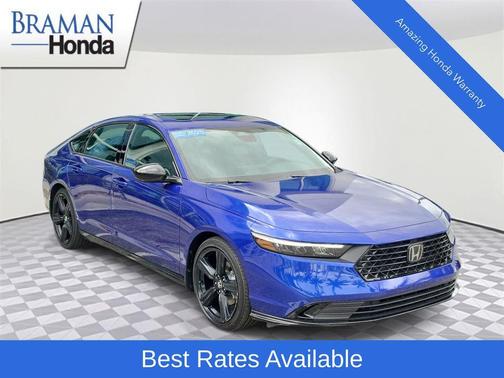 Blue 2025 Honda Accord Hybrid Sport-L