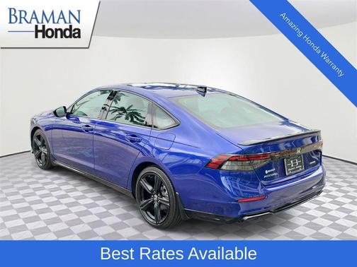 Blue 2025 Honda Accord Hybrid Sport-L