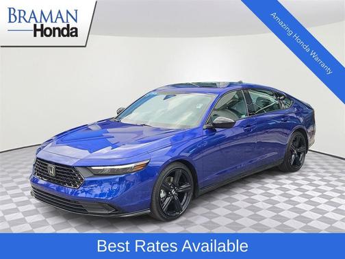 Blue 2025 Honda Accord Hybrid Sport-L