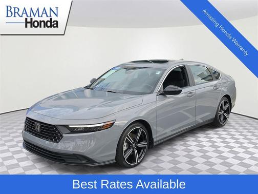 Gray 2025 Honda Accord Hybrid Sport