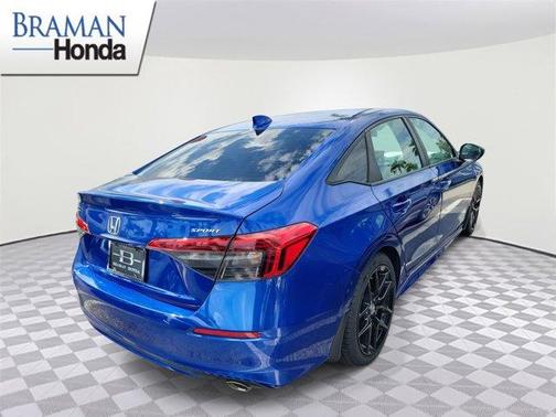 Blue 2023 Honda Civic Sport