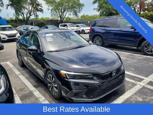 Crystal Black Pearl 2023 Honda Civic EX-L
