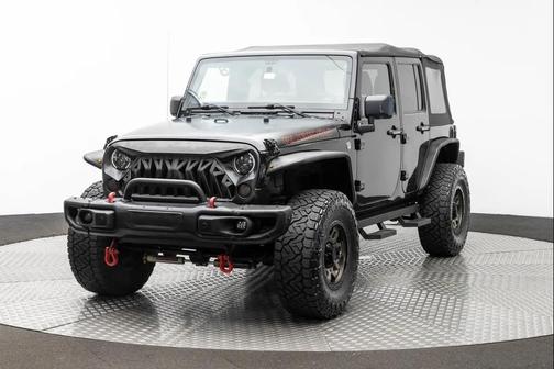 Black 2012 Jeep Wrangler Unlimited Rubicon