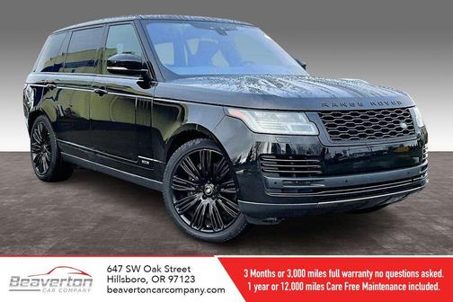 2019 Land Rover Range Rover 5.0L V8 Supercharged