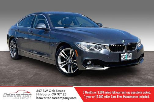 Mineral Gray Metallic 2017 BMW 430 Gran Coupe i