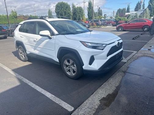 White 2022 Toyota RAV4 XLE