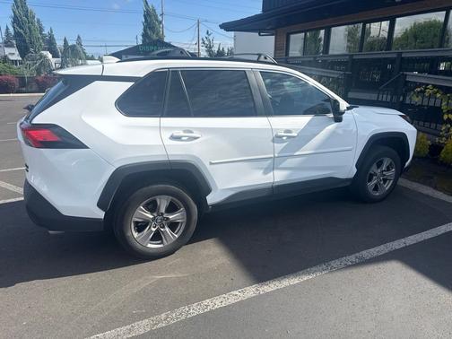White 2022 Toyota RAV4 XLE