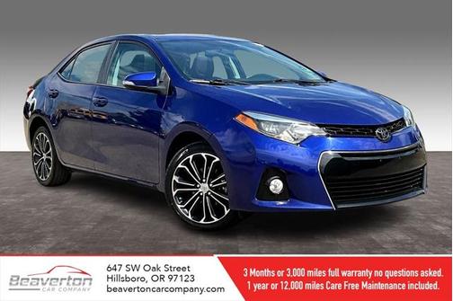 2016 Toyota Corolla S Plus