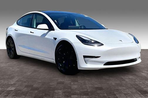 White 2021 Tesla Model 3 Standard Range Plus