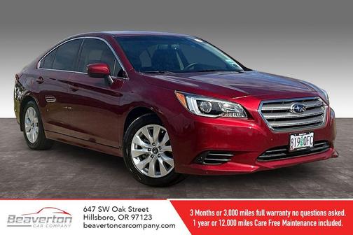 Venetian Red Pearl 2015 Subaru Legacy Premium
