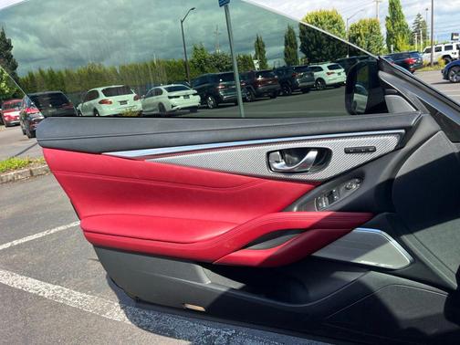 Black Obsidian 2018 INFINITI Q60 3.0t Red Sport 400