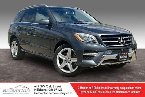 Steel Gray Metallic 2015 Mercedes-Benz M-Class 4MATIC