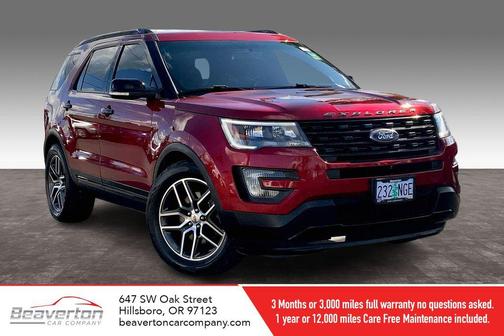 Ruby Red Metallic Tinted Clearcoat 2016 Ford Explorer Sport