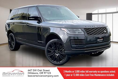 Gray 2021 Land Rover Range Rover Westminster