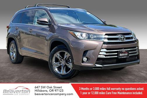 Toasted Walnut Pearl 2018 Toyota Highlander Limited Platinum