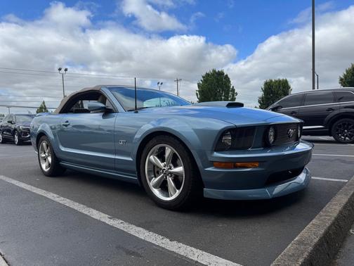 Blue 2007 Ford Mustang GT Premium