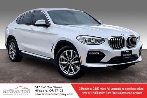Mineral White Metallic 2019 BMW X4 xDrive30i