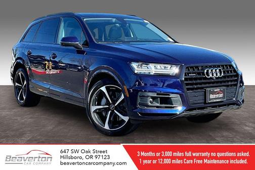 Blue 2019 Audi Q7 55 Prestige