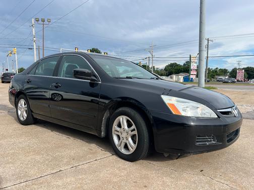 Black 2007 Honda Accord EX-L