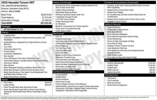 2025 Hyundai TUCSON XRT