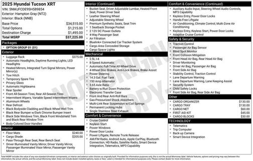 2025 Hyundai TUCSON XRT
