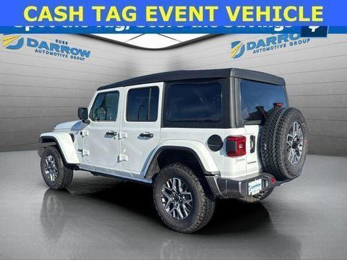 Bright White Clearcoat 2025 Jeep Wrangler 4-Door Sahara 4x4
