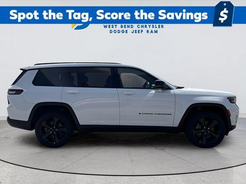 Bright White Clearcoat 2025 Jeep Grand Cherokee L Limited