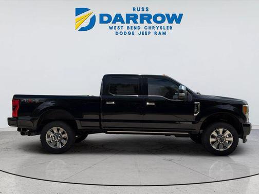 Shadow Black 2017 Ford F-350 Platinum