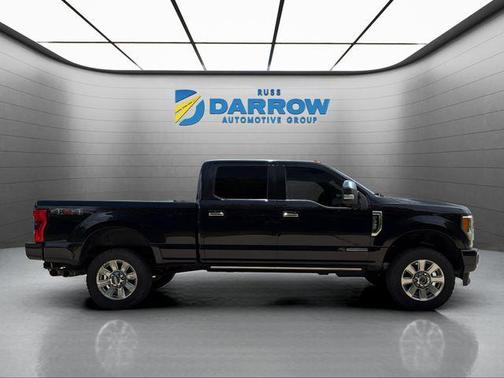 Shadow Black 2017 Ford F-350 Platinum