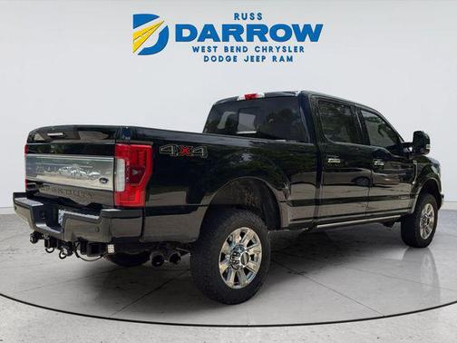 Shadow Black 2017 Ford F-350 Platinum