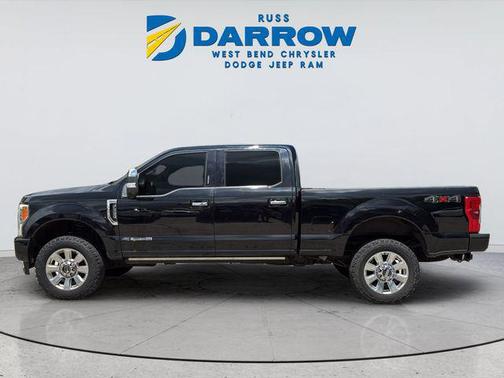 Shadow Black 2017 Ford F-350 Platinum