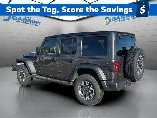 Gray 2026 Jeep Wrangler 4-Door Sahara 4x4