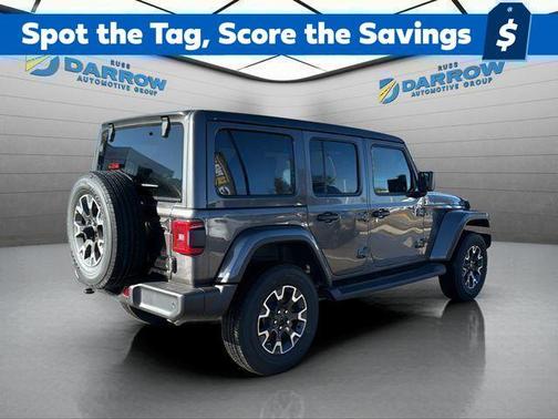 Gray 2026 Jeep Wrangler 4-Door Sahara 4x4
