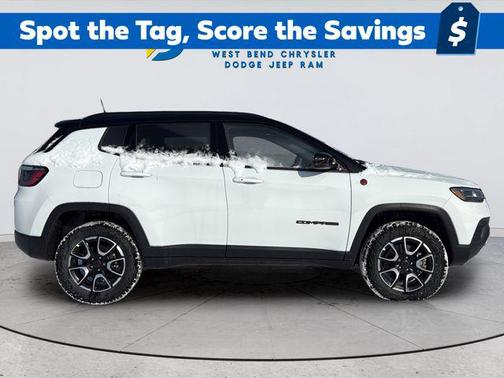 White 2026 Jeep Compass Trailhawk