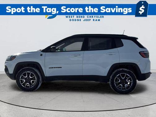 White 2026 Jeep Compass Trailhawk