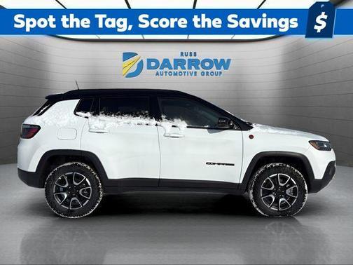 White 2026 Jeep Compass Trailhawk