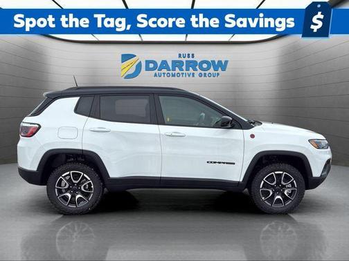 White 2026 Jeep Compass Trailhawk