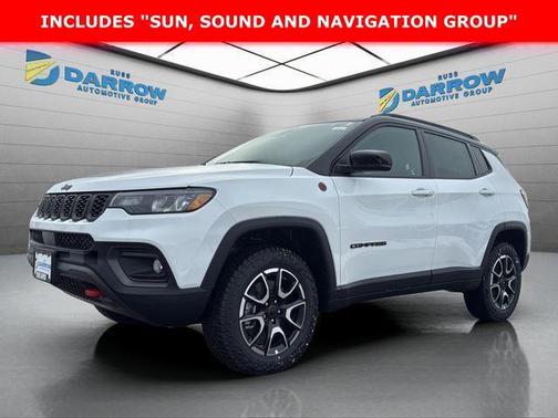 White 2026 Jeep Compass Trailhawk