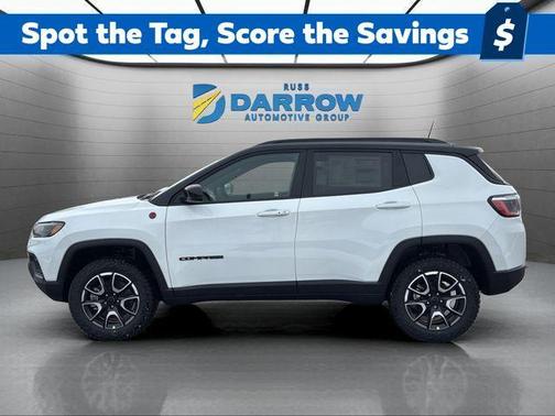White 2026 Jeep Compass Trailhawk