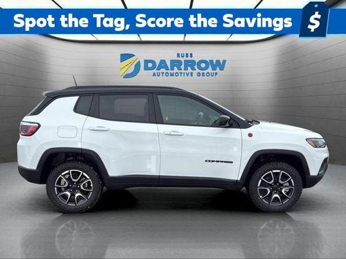 White 2026 Jeep Compass Trailhawk