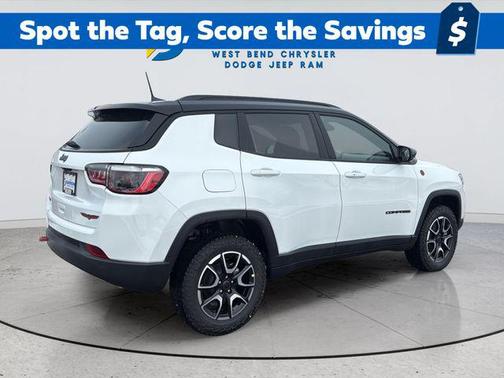White 2026 Jeep Compass Trailhawk