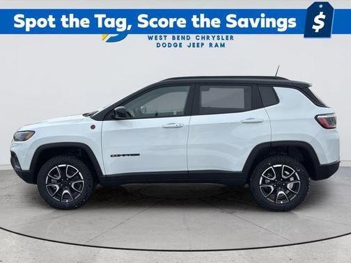 White 2026 Jeep Compass Trailhawk