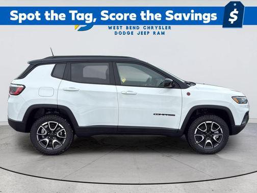 White 2026 Jeep Compass Trailhawk