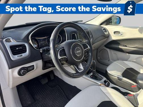 White Clearcoat 2020 Jeep Compass Latitude