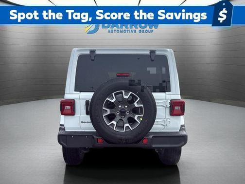 White 2026 Jeep Wrangler 4-Door Sahara 4x4