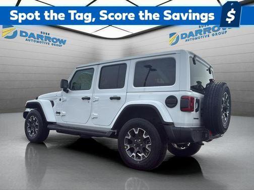 White 2026 Jeep Wrangler 4-Door Sahara 4x4