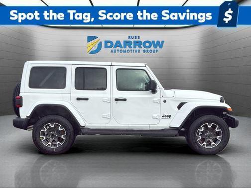 White 2026 Jeep Wrangler 4-Door Sahara 4x4