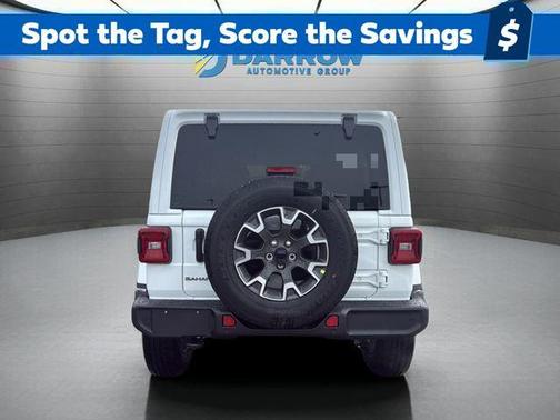 White 2026 Jeep Wrangler 4-Door Sahara 4x4